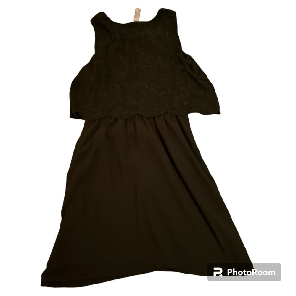 Alya black beaded dress size M - Picture 2 of 4